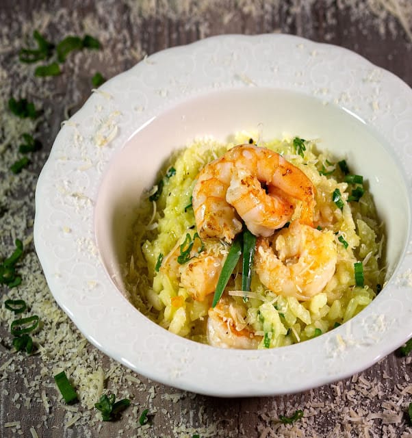 Risotto krevettidega