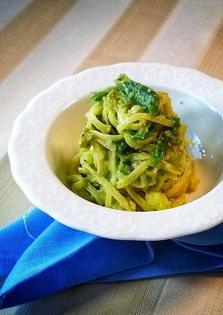 Trenette pesto ja kartulitega