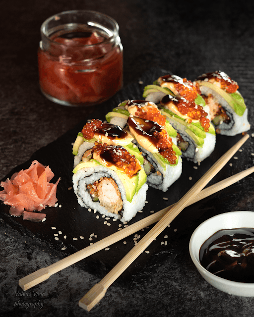 Drakon sushi roll