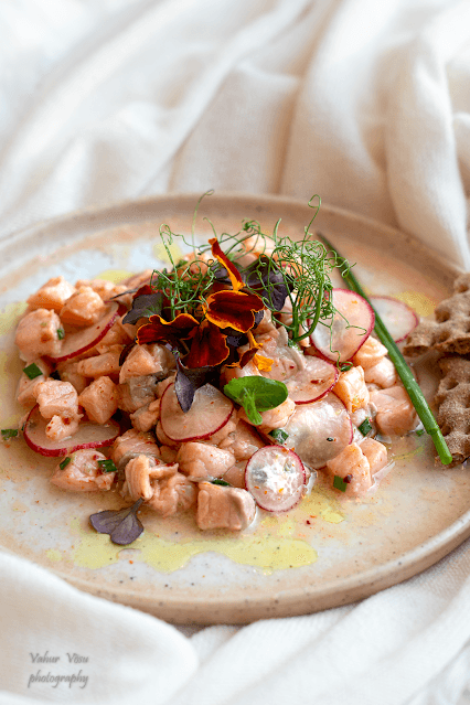 Lõhe ja redise ceviche