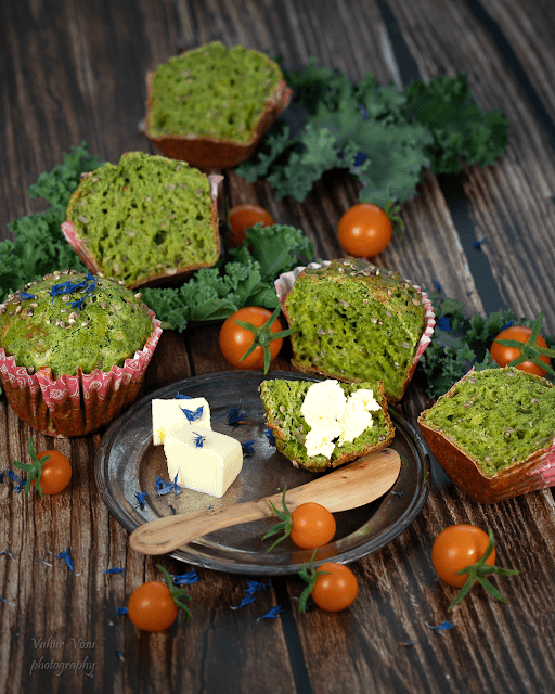 Lehtkapsa-juustu-seemnemuffinid